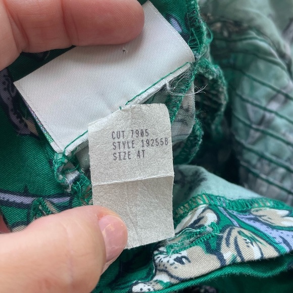 Vintage Mousefeathers Girls Floral Star Dress Toddler Size 4T - Picture 8 of 8